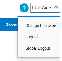 PowerFAIDS user menu