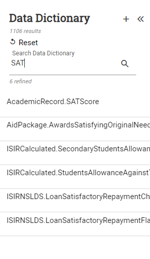 SAT search in Field Aliases