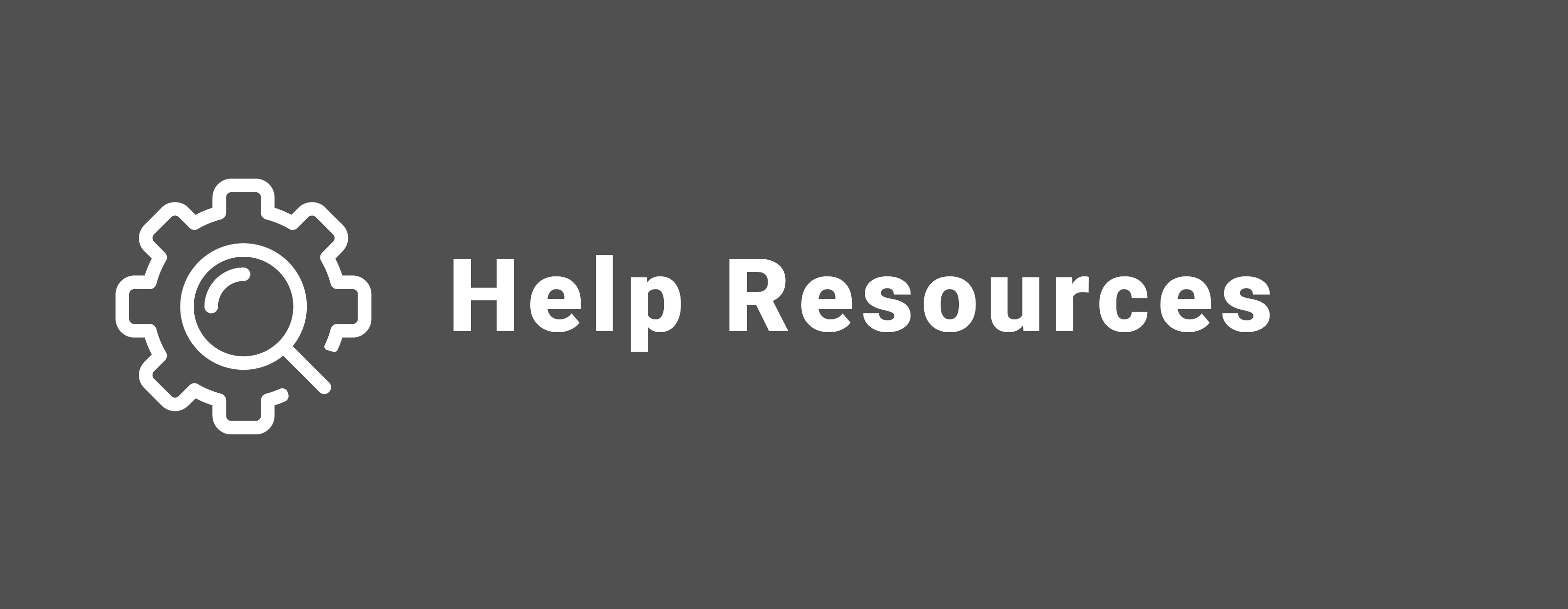 Help Resources